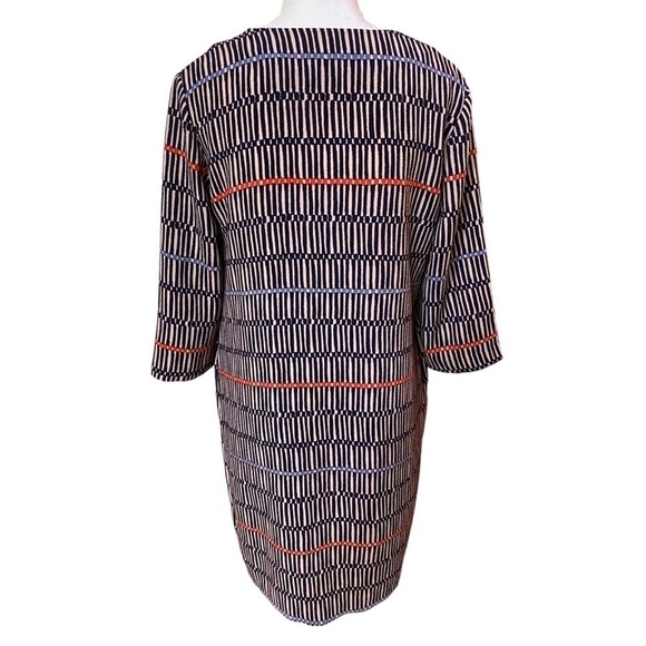 Boden Easy Notch Shift Dress Black Matchstick Size 6L - Picture 4 of 7